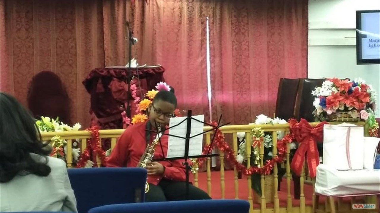 MBCRI Youth Playing Saxophone